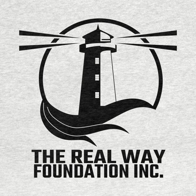 The Real Way Stacked Logo in Black! by The Real Way Foundation